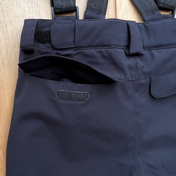 SPYDER PROPULSION Women’s Black Suspender Snow Ski Softshell Pants sz 12 NWOT - Picture 8 of 16